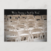 Save the Date 65. Geburtstagsparty Ankündigungspostkarte (Vorderseite)