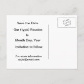 Save the Date 811 Postkarte (Rückseite)