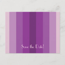 Save the Date 90. Geburtstagsparty, Lila Streifen Ankündigungspostkarte