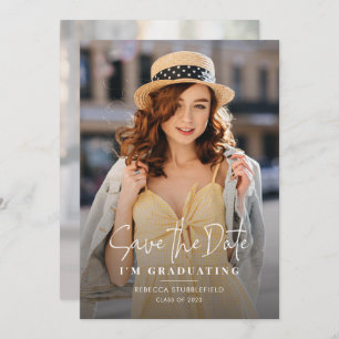 Save the Date Abschluss 2024 Foto Party Ankündigung