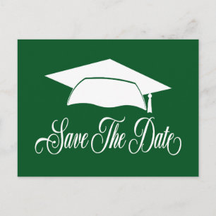 Save the Date Abschluss - Grüne Weiße Schule Ankündigungspostkarte