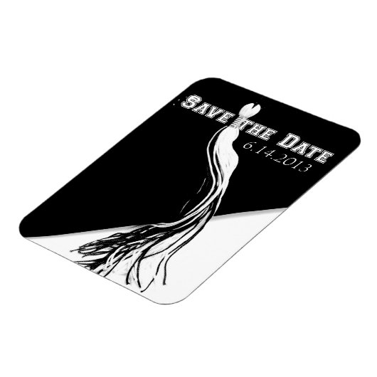 Save the Date Abschluss Magnet (Linke Seite)