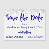 Save the Date Abschluss Magnetkarte (Vorderseite)