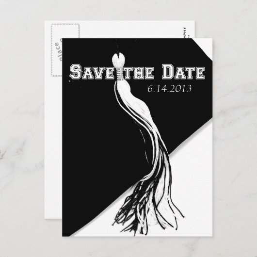 Save the Date Abschluss Postkarte (Vorne/Hinten)