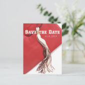 Save the Date Abschluss Postkarte (Stehend Vorderseite)