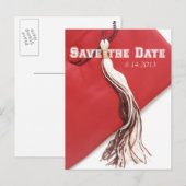 Save the Date Abschluss Postkarte (Vorne/Hinten)