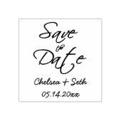 Save the Date - ABSCHNITT Gummistempel (Prägung)