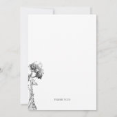 Save the Date afrikanisches Thema Einladung Design (Rückseite)