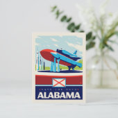 Save The Date | Alabama Einladungspostkarte (Stehend Vorderseite)