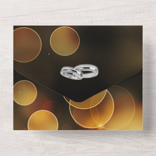 Save the Date All In One Einladung (Rückseite)