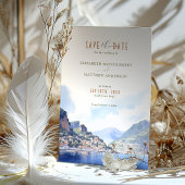 Save the Date Amalfi Küste Italien Zielort Einladung
