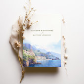 Save the Date Amalfi Küste Italien Zielort Einladung