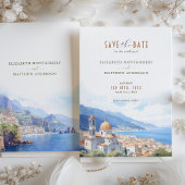 Save the Date Amalfi Küste Italien Zielort Einladung
