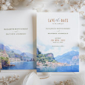 Save the Date Amalfi Küste Italien Zielort Einladung