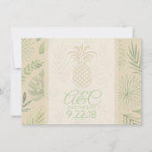 Save the Date Ananas (Vorderseite)