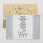 Save the Date Ananas (Vorne/Hinten)