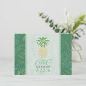 Save the Date Ananas (Stehend Vorderseite)