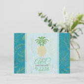 Save the Date Ananas (Stehend Vorderseite)