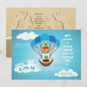 Save the Date Ananas-Zeichen (Vorne/Hinten)