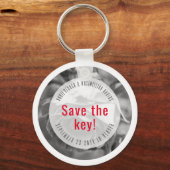 SAVE THE DATE ANDERS SCHLÜSSELANHÄNGER (Vorderseite)