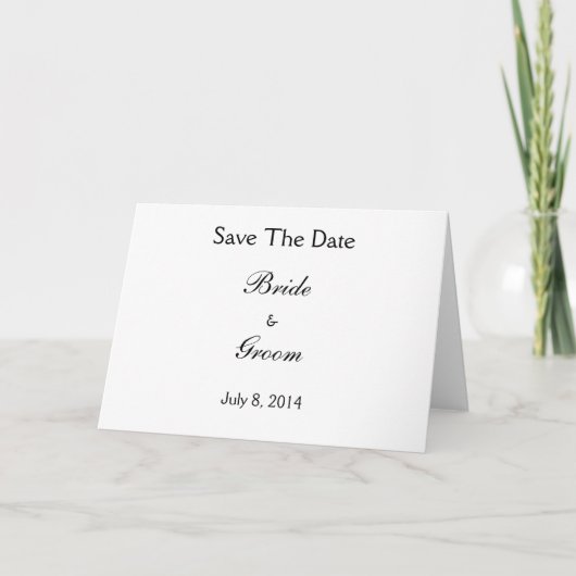 Save The Date Ankündigung (Vorderseite)