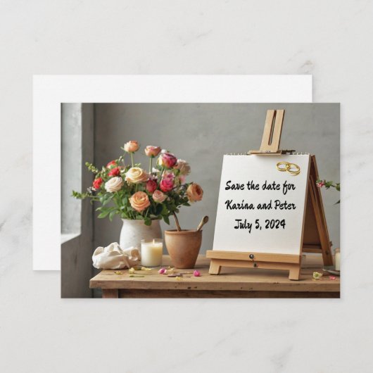 Save The Date Ankündigung (Vorne/Hinten)