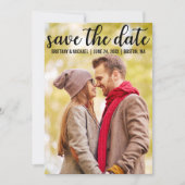 Save The Date | Ankündigung der modernen Verlobung (Vorderseite)