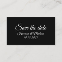 Save the Date, Ankündigung einer Hochzeitsfeier mi