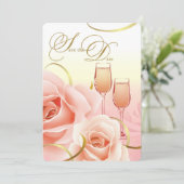 Save The Date. Ankündigungen der geheimen Geburtst (Stehend Vorderseite)