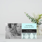 Save the Date Ankündigungen von Fotokarten {Aquama (Stehend Vorderseite)