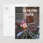 Save the Date Ankündigungspostkarte (Vorne/Hinten)