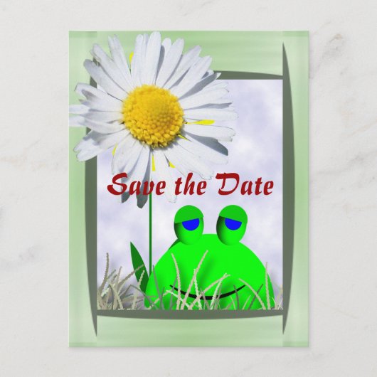Save The Date Ankündigungspostkarte (Vorderseite)