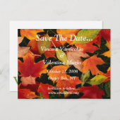 Save The Date Ankündigungspostkarte (Vorne/Hinten)