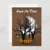 Save The Date Ankündigungspostkarte (Vorne/Hinten)