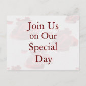 Save the Date:... Ankündigungspostkarte (Rückseite)