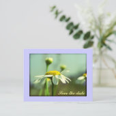 Save the Date Ankündigungspostkarte (Stehend Vorderseite)