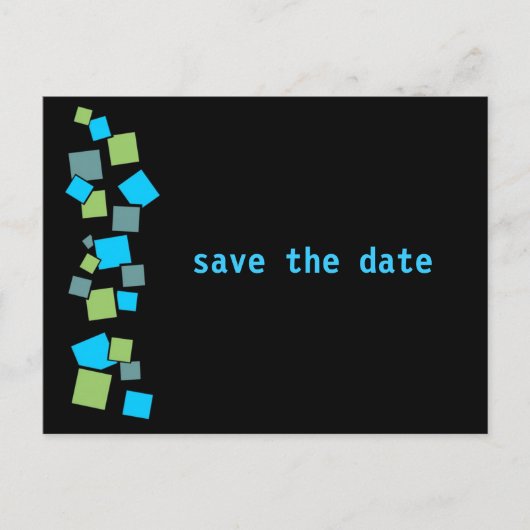 Save the Date Ankündigungspostkarte (Vorderseite)