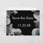 Save the Date Ankündigungspostkarte (Vorne/Hinten)