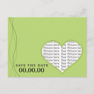Save the Date Ankündigungspostkarte