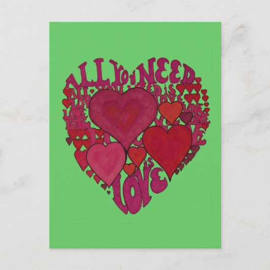 Save the Date Ankündigungspostkarte (Vorderseite)