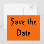 Save the Date Ankündigungspostkarte (Vorne/Hinten)