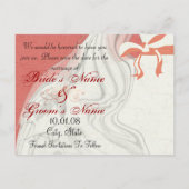 Save The Date- Ankündigungspostkarte (Rückseite)