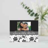 Save the Date Ankündigungspostkarte (Stehend Vorderseite)