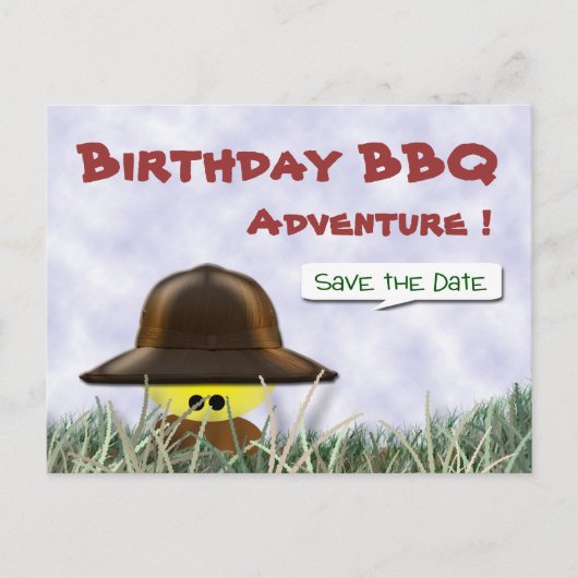 Save The Date Ankündigungspostkarte (Vorderseite)