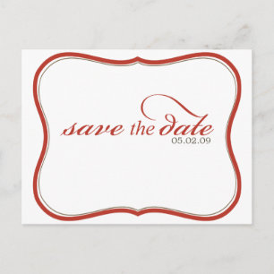 Save the Date Ankündigungspostkarte