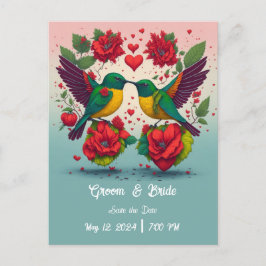 Save the Date Ankündigungspostkarte