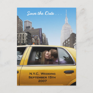 Save the Date Ankündigungspostkarte