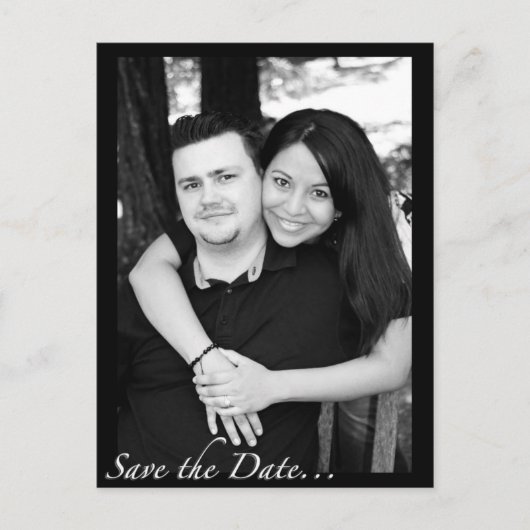"Save The Date" Ankündigungspostkarte (Vorderseite)