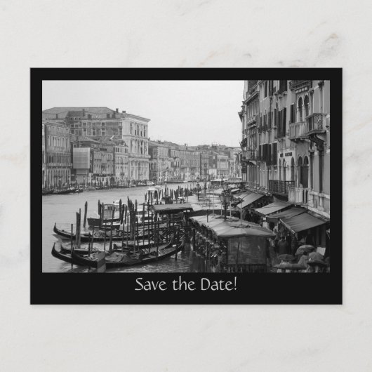 Save the Date Ankündigungspostkarte (Vorderseite)
