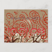 Save The Date Ankündigungspostkarte (Vorderseite)